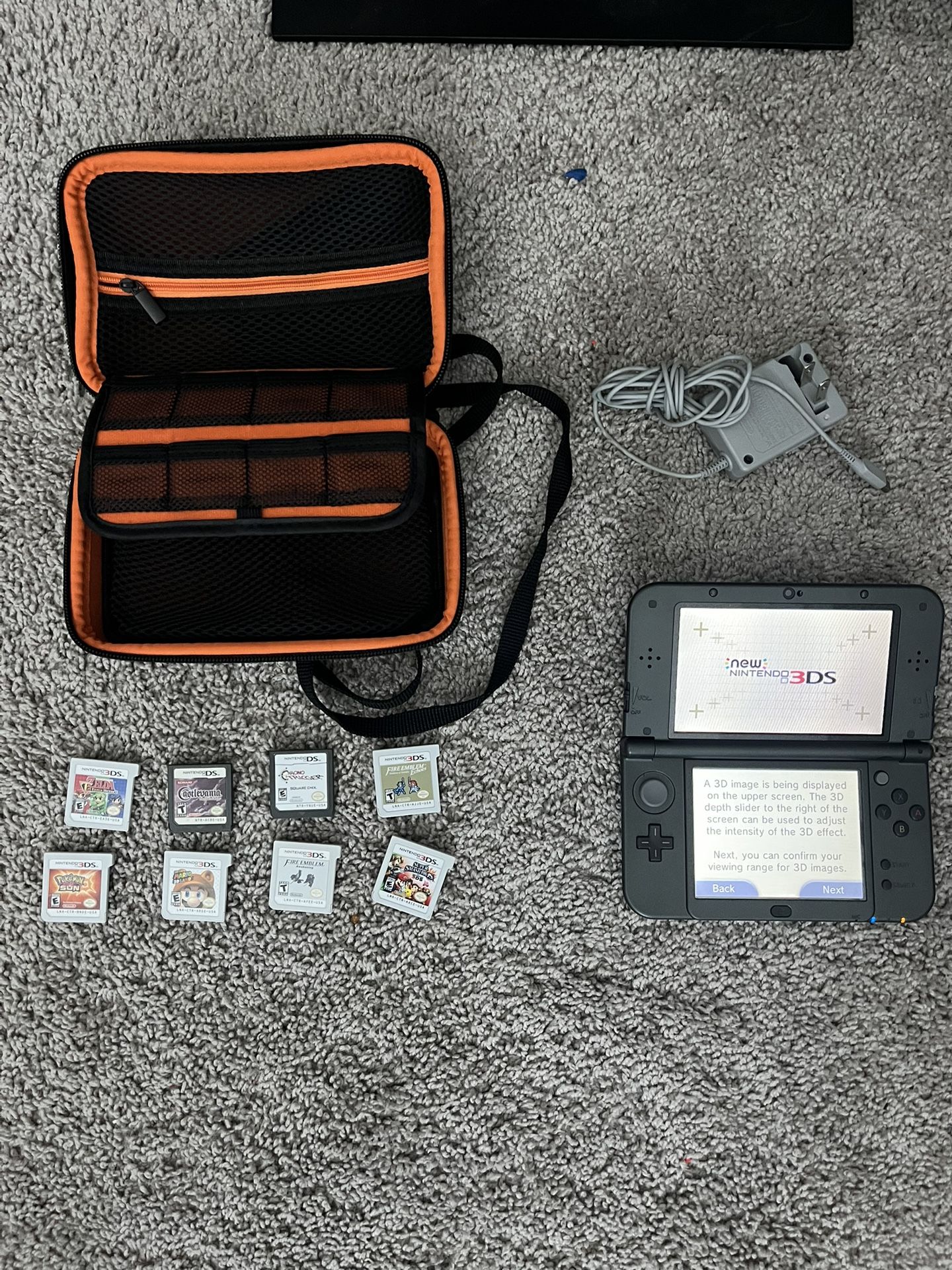 (new) Nintendo 3DS XL + Games + Case Bundle