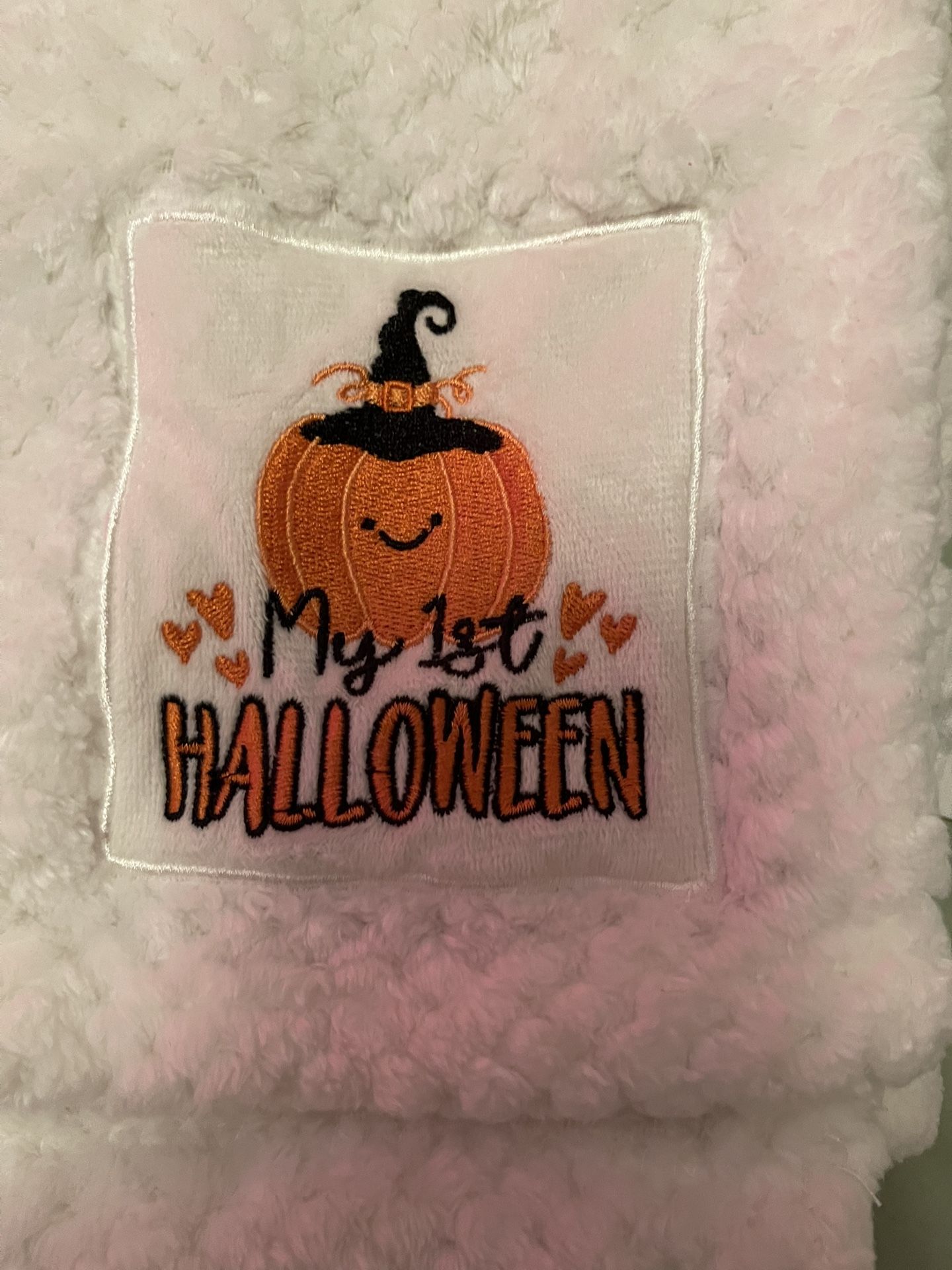 My first Halloween blanket plushy