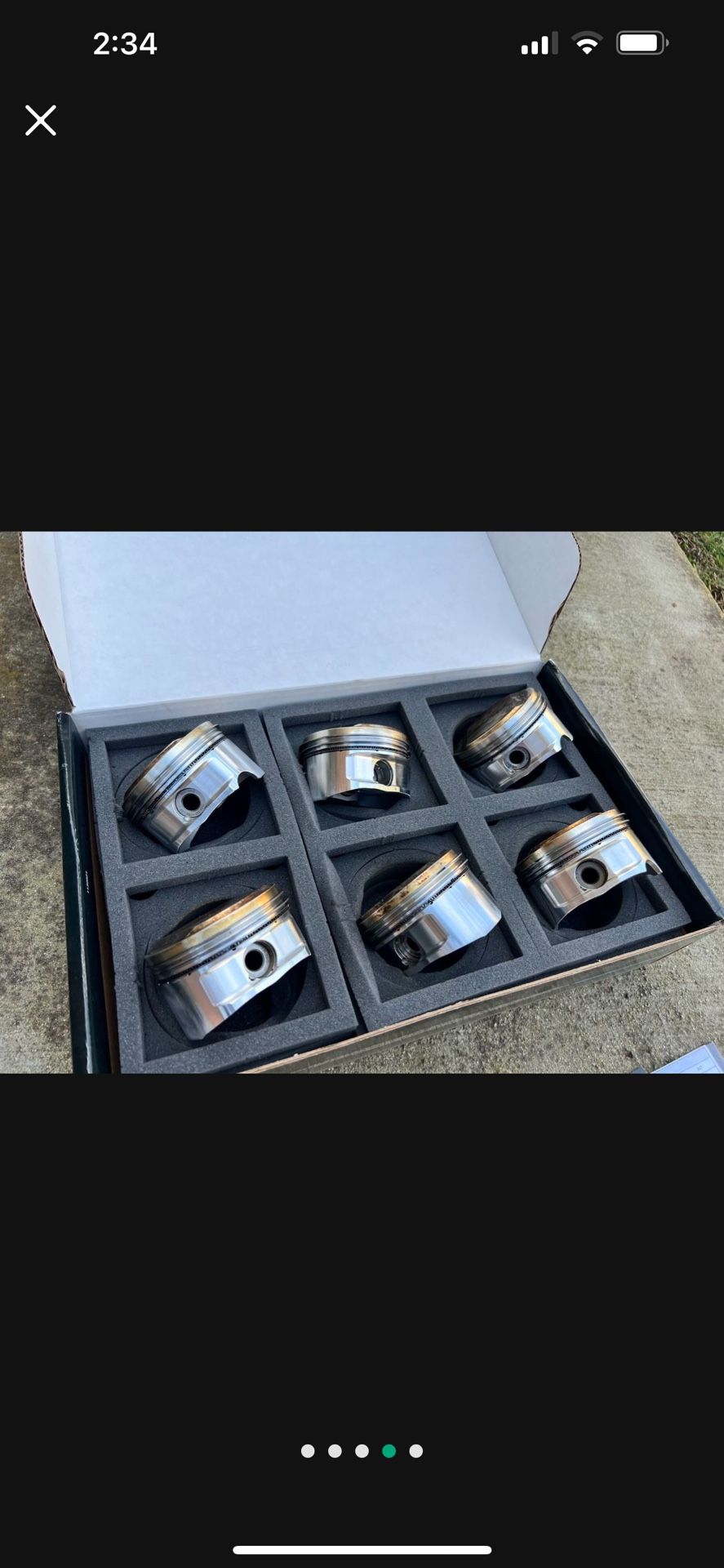 Nissan Skyline Rb25  Slightly Used CP Pistons Stock Bore