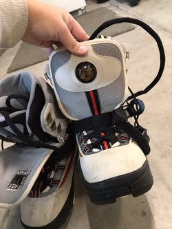 Raichle K2 Clicker snowboard boots Men's Size 9
