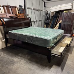 Cal King Bed $350