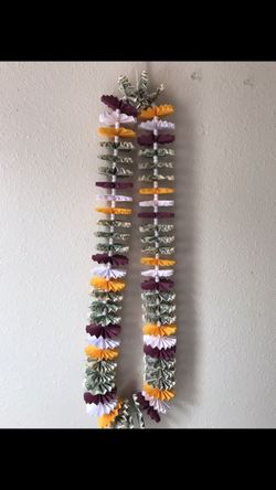 Graduation money leis