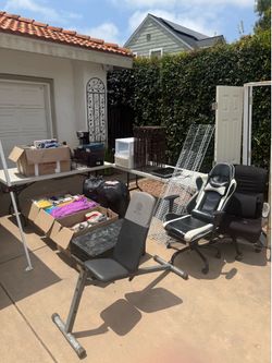Clothes, shoes, chest box, etc