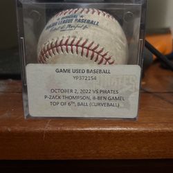 MLB Game Used Baseball 