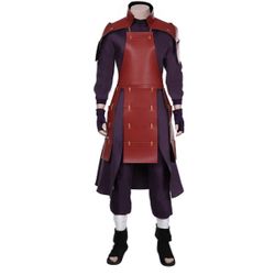 Naruto Shippuden Uchiha Madara Armor Cosplay Costume Anime Convention Ninja Cos 
