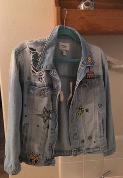 DENIM PATCH JACKET SIZE S