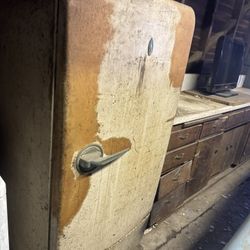 Antique Gas refrigerator 