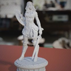 Wonder Woman Fan Art Statue Figure Model Comic Book DC Marvel Super Hero