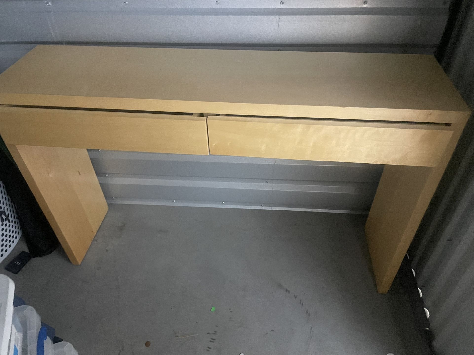 Custom Solid Wood Console Table w/ drawers