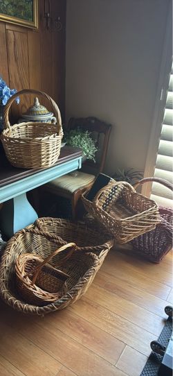 Wooden baskets