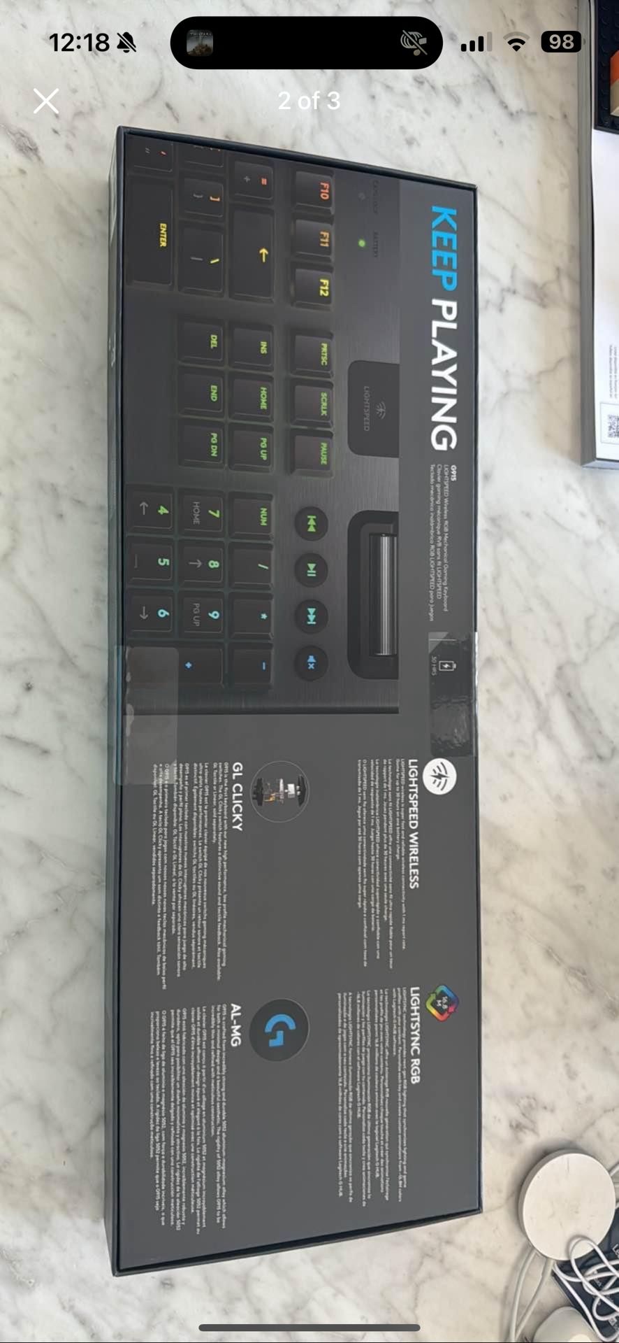 Logitech G915 Clicks Sealed Brand New