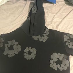 Black On Black Denim Tears Hoodie