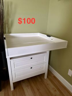 IKEA Sundvik Baby Dresser & Changing Table - White (Assembled)