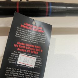 Seeker Blacksteel 6475 Rod New