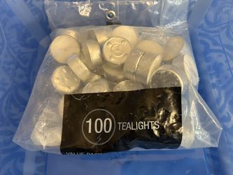 40 + White Tea Lights