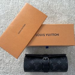 Louis Vuitton Monogram Eclipse 3 Watch Case