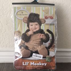 Lil Monkey Costume (18-24month)