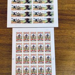 US Stamps Sheet-MNH-TAKE ME OUT THE BALLGAME(07) AND NEGRO LEAGUE BASEBALL (09)