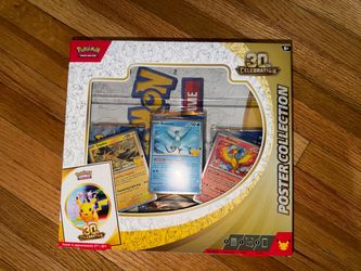 Pokémon TCG 30th Celebration Poster Collection Box