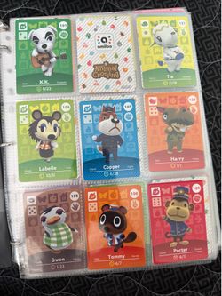 Animal Crossing Amiibo Cards Series Lot