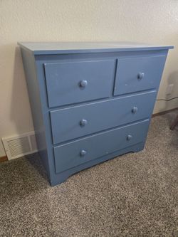 Blue Dresser