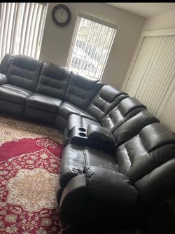 Costco sectional couch with Recliners