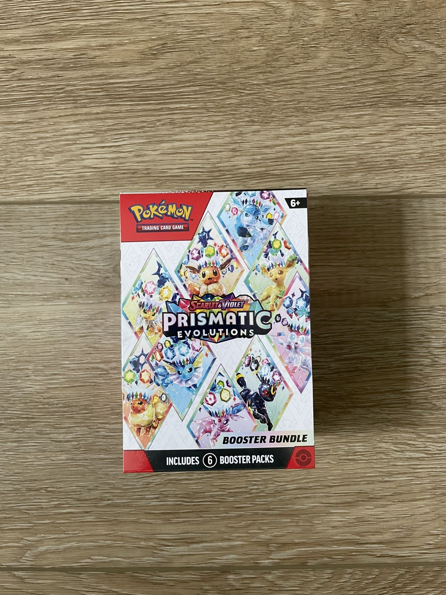Pokémon Scarlet & Violet-Prismatic Evolutions Booster Bundle (6 Packs)