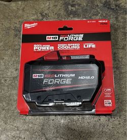 Milwaukee new 12.0 battery FORGE