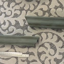 2 Pottery barn Wall Shelves (Repainted)