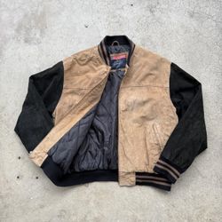 Vintage USA Leather Bomber Jacket