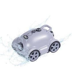 Cordless Robotic Pool Cleaner,Automatic Pool Vacuum Robot for In-Ground/Above Ground Pools,150 Min Runtime, IPX8 Waterproof, 2200 Sq Ft Coverage (Grey