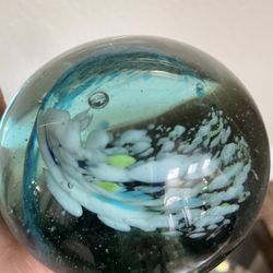 Art Glass paperweight 3,5”