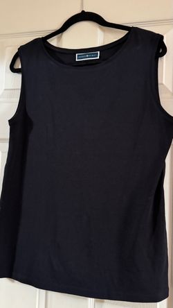 Karen Scott Black Sleeveless Top