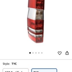 TYC Left Tail Light Assembly Compatible with 2010-2018 Mercedes Benz Sprinter Van