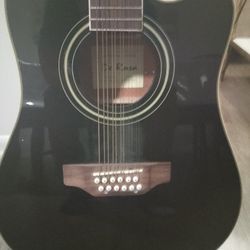 De Rosa 12 String Cutaway Acoustic Electric Guitar
