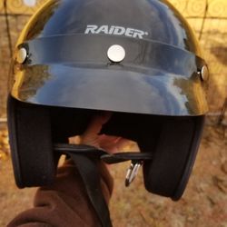 Black Helmet  With Visor