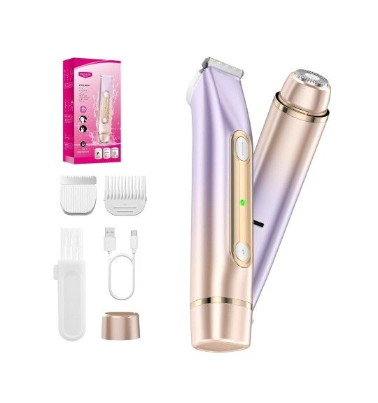 Waterproof Wet/Dry Use Dual Head Electric Razor Trimmer