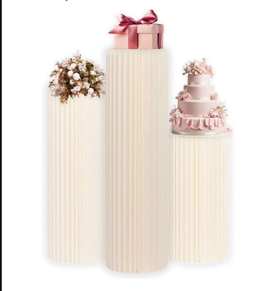 Foldable Cylinder Pedestal Stand for Parties