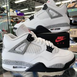 Air Jordan 4 Retro White Cement
