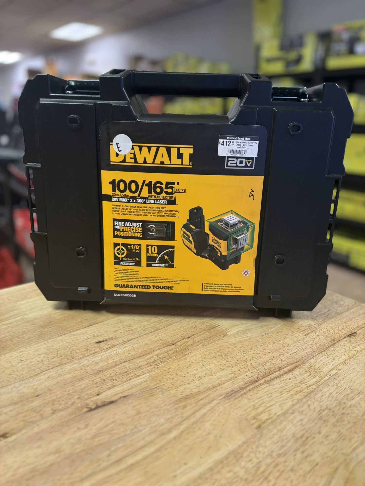 20V/12V Cross-Line Laser Level (Tool Only)