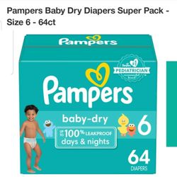 Pampers Baby Dry Size 6/ 64ct