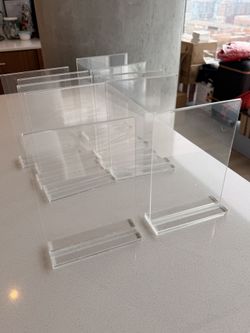 Clear Acrylic Double-Sided Sign Holders – 5x7 (10pack)