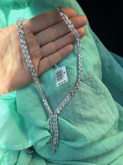 Necklace silver new