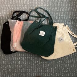 Corduroy Tote Bag 
