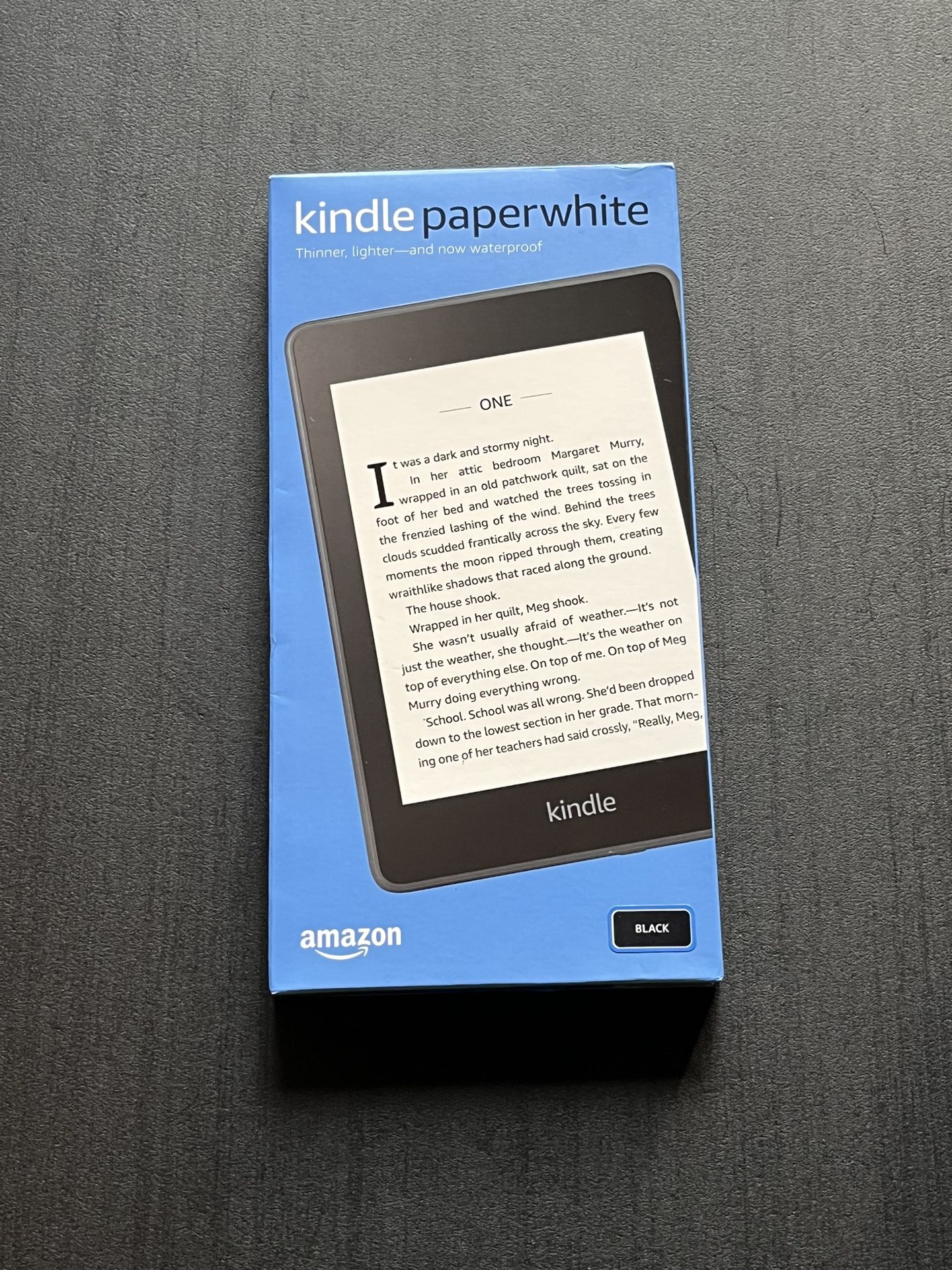 Amazon Kindle Paperwhite 8GB 10th Gen Ad-Supported - Black