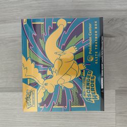 POKEMON TCG MEGA EVOLUTIONS ASCENDED HEROES POKEMON CENTER ETB NEW SEALED elite trainer