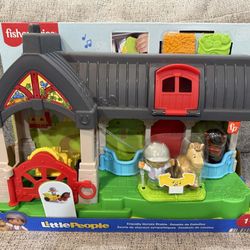 Brand New Fisher Price Little People Stable Farm Play Set 