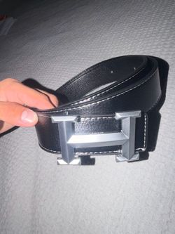 Hermes designer belt. Black, size 36