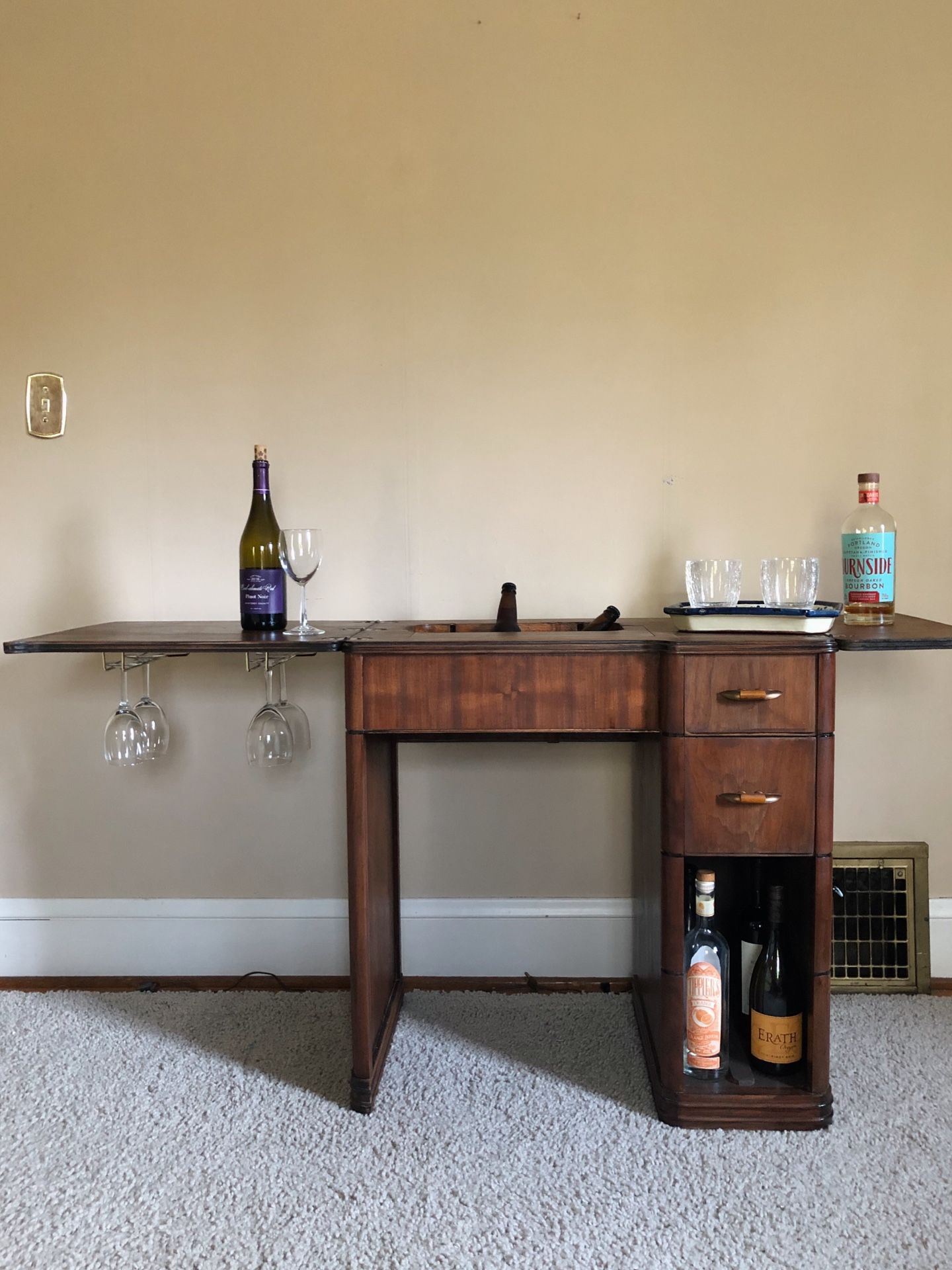 Mid Century Modern Bar Cart