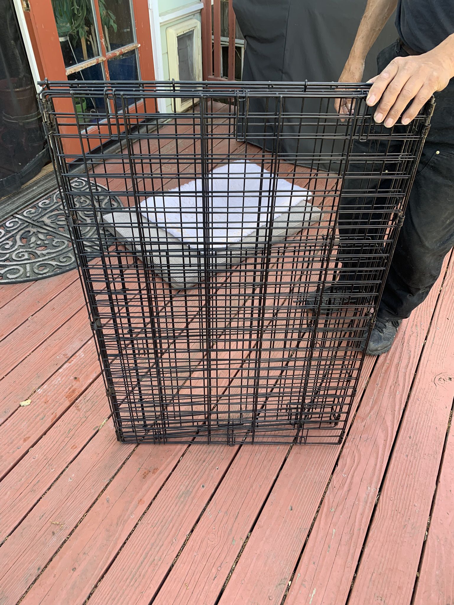 Dog Kennel Cage With Pad 